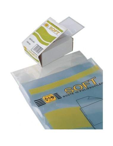 Buste trasparenti Soft Sei Rota - 5,4x8,6 cm - 650508 (conf.100)