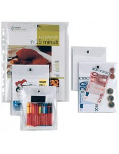 Buste con bottone in metallo Press E Sei Rota - 22x30 cm - 442230