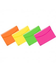 Buste Snap Neon Favorit - A4 - assortiti fluo  - 400116127