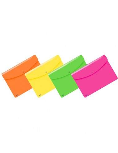 Buste Snap Neon Favorit - A4 - assortiti fluo  - 400116127