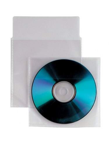 Buste trasparenti porta CD/DVD Insert Sei Rota - Con patella - 430101 (conf.25)