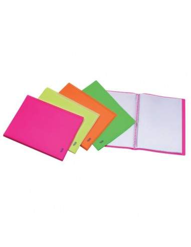 Portalistini Neon Favorit - 20 buste - 22x30 cm - arancione fluo - 400102286