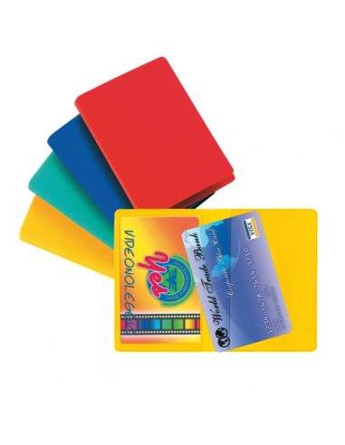 Buste porta carte di credito Sei Rota - assortiti - 2 tasche - 48421290 (conf.5)