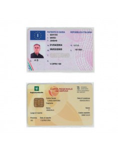 Porta cards Favorit - 8,5x5,4 cm - 2 spazi - 100500082 (conf.50)