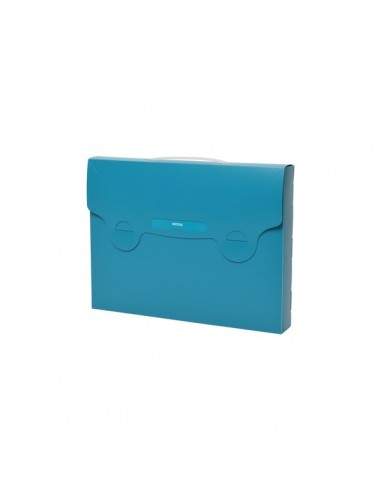 Valigetta portaprogetti Matrix Favorit -38x29 cm - dorso 5 cm - blu ottanio - 400102280