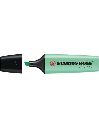 Evidenziatore Stabilo Boss Pastel - menta - 70/116 (conf.10)