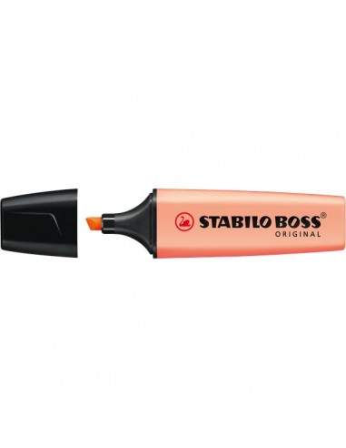 Evidenziatore Stabilo Boss Pastel - pesca - 70/126 (conf.10)