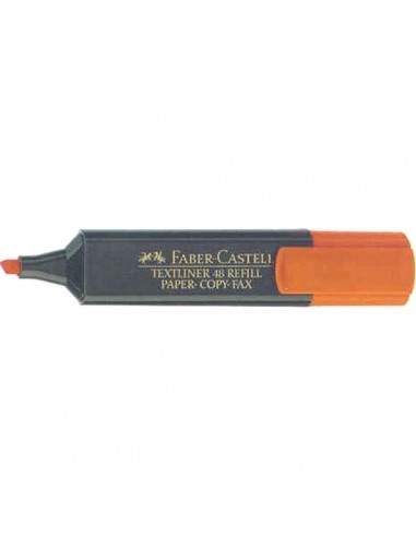 Evidenziatore Textliner 48 Refill Faber Castell - arancio - 1-5 mm - 154815 Faber Castell - 1