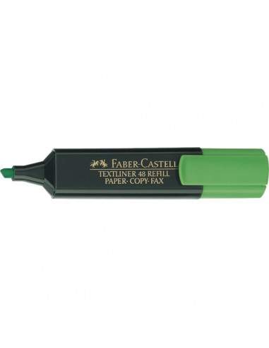 Evidenziatore Textliner 48 Refill Faber Castell - verde - 1-5 mm - 154863 Faber Castell - 1