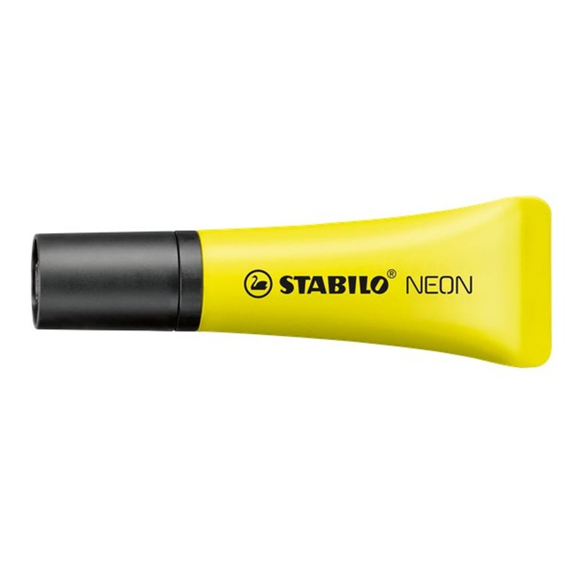 Evidenziatore NEON Stabilo - 2-5 mm - giallo - 72/24 (conf.10)