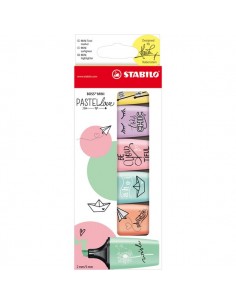 Evidenziatore BOSS MINI Pastellove Stabilo - assortito - 07/06-27 (conf.6)