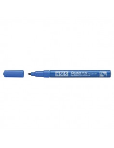 Marcatore permanente N50S Pentel - tonda - 1,0 mm - blu - N50S-C
