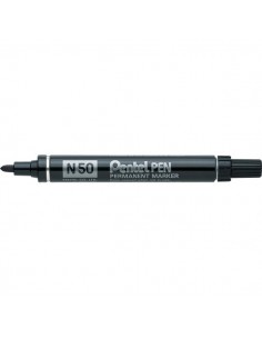 Marcatore permanente Pentel - Marcatore N50 - rosso - tonda - 4,3 mm - N50-B