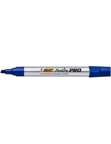 Marcatore Permanente Marking PRO Bic - scalpello - 1,7 - 4,7 mm - blu - 964803 (conf.12)