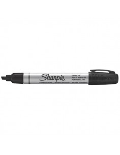 Marcatori permanenti Sharpie Metal Barrel - small punta scalpello - nero - 4 mm - S0945770