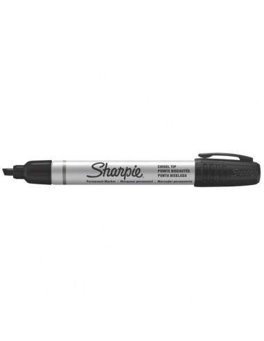 Marcatori permanenti Sharpie Metal Barrel - small punta scalpello - nero - 4 mm - S0945770