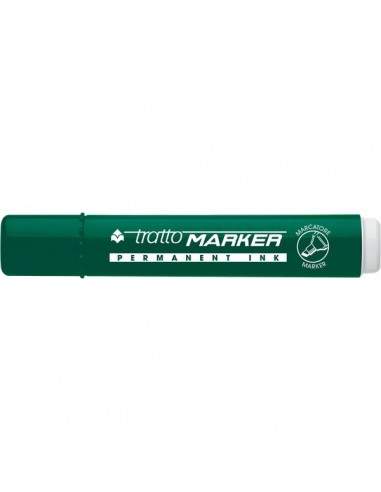 Marcatore Tratto Marker - a scalpello - verde - 1- 5 mm - 840104 (conf.12)