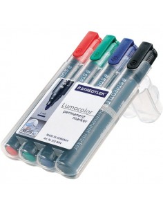 Marcatore Lumocolor® Permanent Staedtler - assortiti - tonda - 2 mm - 352 WP4 (conf.4)