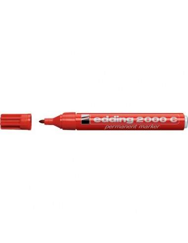 Marcatore permanente 2000 Edding - tonda - rosso- 1,5-3 mm - e-2000C 002