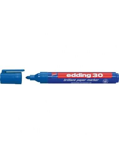 Marcatore Permanente Universale e-30 Edding - blu - tonda - 1,5-3 mm - e-30 003