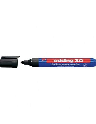 Marcatore Permanente Universale e-30 Edding - nero - tonda - 1,5-3 mm - e-30 001