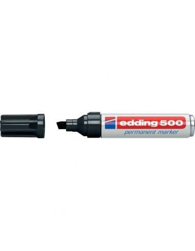 Marcatore permanente 500 Edding - nero - scalpello - 2-7 mm - e-500 001