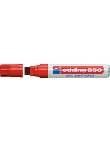 Marcatore permanente 850 Edding - rosso - scalpello - 5-16 mm - e-850 002