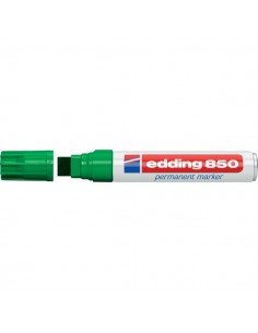 Marcatore permanente 850 Edding - verde - scalpello - 5-16 mm - e-850 004