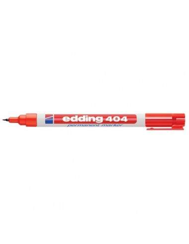 Marcatore permanente a punta extra-fine Edding - rosso - 0,75 mm - e-404 002