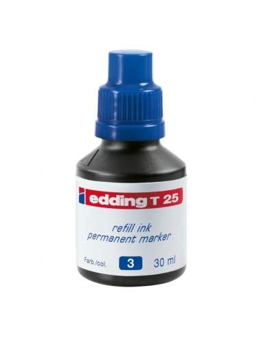 Inchiostro permanente per marcatori Edding - blu - 30 ml - e-T25 003