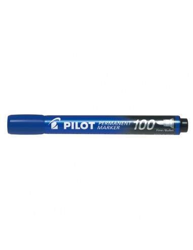 Marcatore permanente SCA 100 Pilot - punta tonda - 1 mm - blu - 002706 (conf.12)