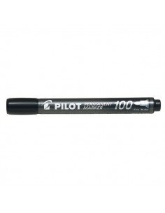 Marcatore permanente SCA 100 Pilot - punta tonda - 1 mm - nero - 002705 (conf.12)