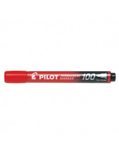 Marcatore permanente SCA 100 Pilot - punta tonda - 1 mm - rosso - 002707 (conf.12)