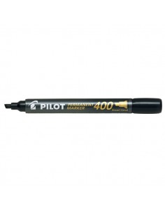 Marcatore permanente SCA 400 Pilot - punta a scalpello - 4 mm - nero - 002710 (conf.12)