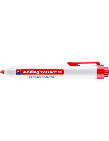 Marcatore a scatto e-11 Edding - tonda - 1,5-3 mm - rosso - 4-11002