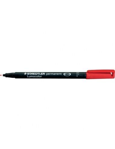 Penna a punta sintetica Lumocolor® Permanent Staedtler - rosso - superfine - 0,4 mm - 313-2
