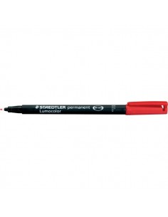 Penna a punta sintetica Lumocolor® Permanent Staedtler - blu - fine - 0,6 mm - 318-3