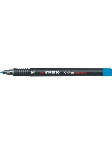 Marcatore OHPen universal  Stabilo - superfine - 0,4 mm - blu - 841/41 (conf.10)