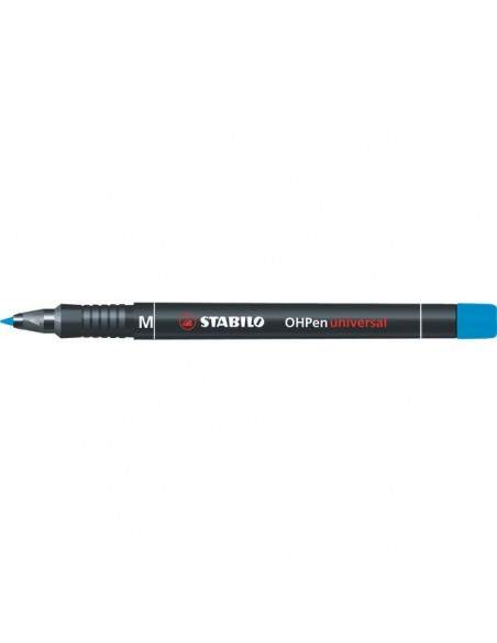 Marcatore OHPen universal  Stabilo - superfine - 0,4 mm - blu - 841/41 (conf.10)