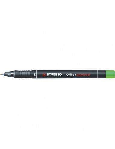 Marcatore OHPen universal  Stabilo - superfine - 0,4 mm - verde - 841/36 (conf.10)