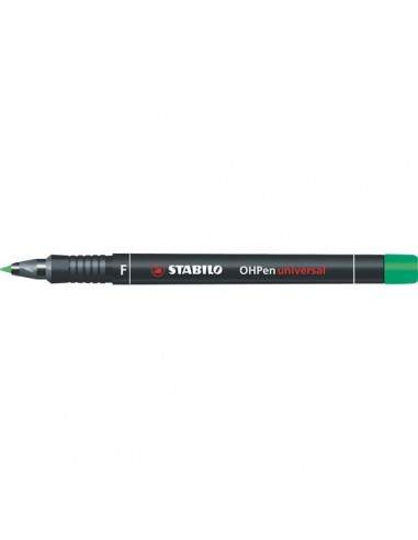 Marcatore OHPen universal Stabilo - fine - 0,7 mm - rosso - 842/40 (conf.10)