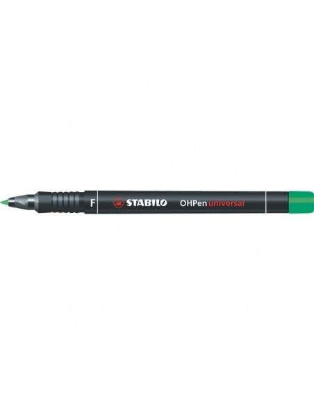 Marcatore OHPen universal Stabilo - fine - 0,7 mm - rosso - 842/40 (conf.10)