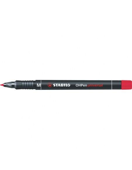 OHPen Universal permanente Stabilo - rosso - media - 1 mm - 843/40 OHPen Universal permanente Stabilo - rosso - media - 1 mm - 843/40