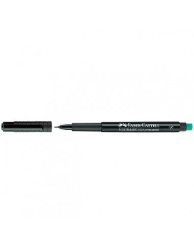 Marcatore permanente Multimark Faber Castell - media - 1,0 mm - nero - 152599 (conf.10)