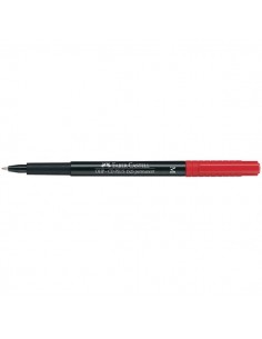 Marcatore permanente Multimark Faber Castell - media - 1,0 mm - rosso - 152521 (conf.10)