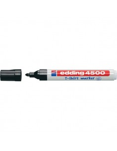 Marcatore per tessuti 4500 Edding - nero - tonda - 2-3 mm - e-4500 001