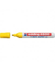 Marcatore per tessuti 4500 Edding - giallo - tonda - 2-3 mm - e-4500 005