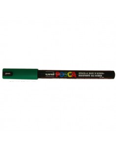 Marcatore Uni Posca a tempera Uni-Ball - verde - tonda - 0,7 mm - M PC1MR V