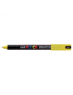 Marcatore Uni Posca a tempera Uni-Ball - giallo - tonda - 0,7 mm - M PC1MR G