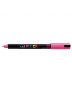 Marcatore Uni Posca a tempera Uni-Ball - rosa - tonda - 0,7 mm - M PC1MR RA